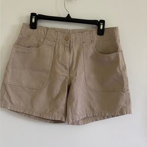 Marmot khaki shorts organic cotton spring summer outdoor hiking